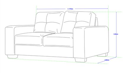 Stockholm Fabric Sofa