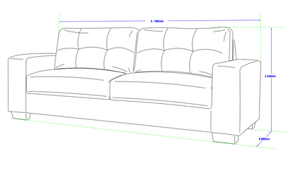 Stockholm Fabric Sofa