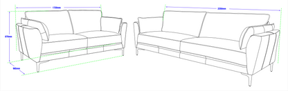 Paris Fabric Sofa
